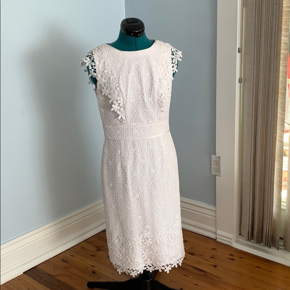White lace dress